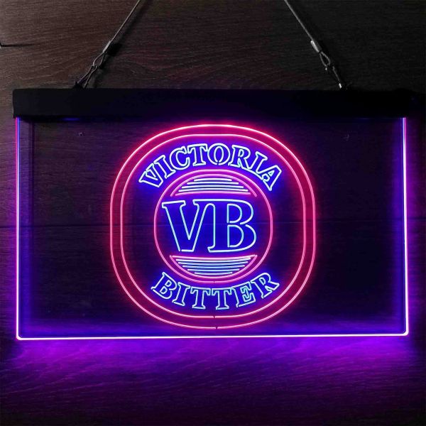 Victoria Bitter Dual LED Neon Light Sign